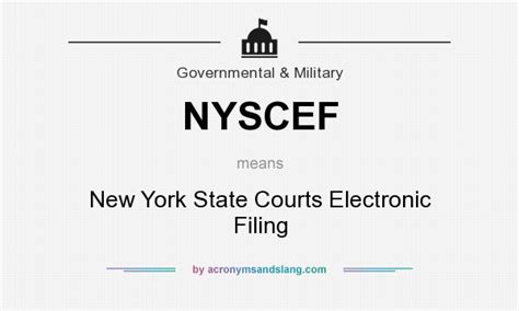 nys cef|what does nyscef stand for.